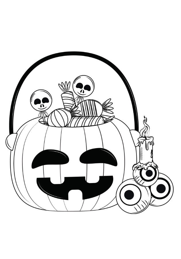 Spooky Halloween 100 Coloring Pages Digital Download - Etsy