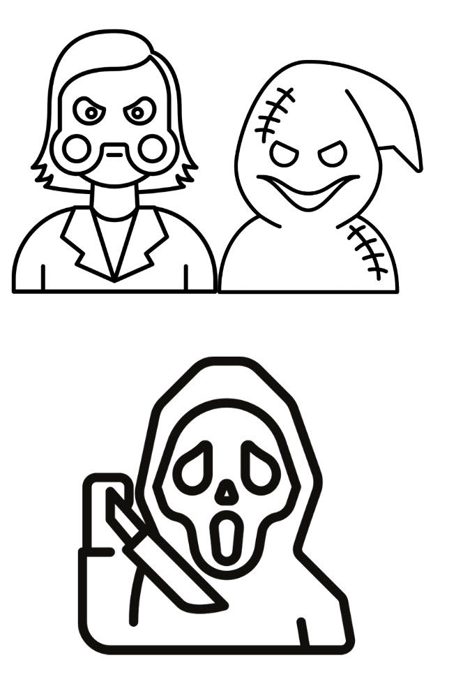 Spooky Halloween 100 Coloring Pages Digital Download - Etsy