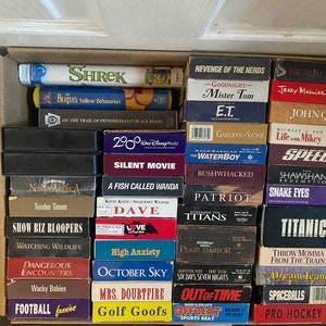 VHS-Filme Pick & Choice 1 oder mehr! Lot #43