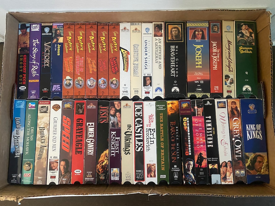 VHS Movies Pick & Choose 1 or More Lot 9 Etsy