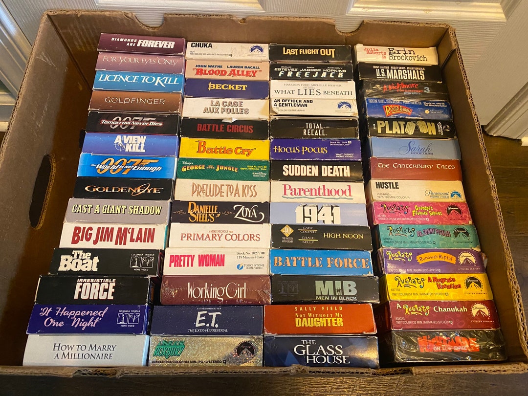 VHS Movies Pick & Choose 1 or More! Lot #4 - Etsy