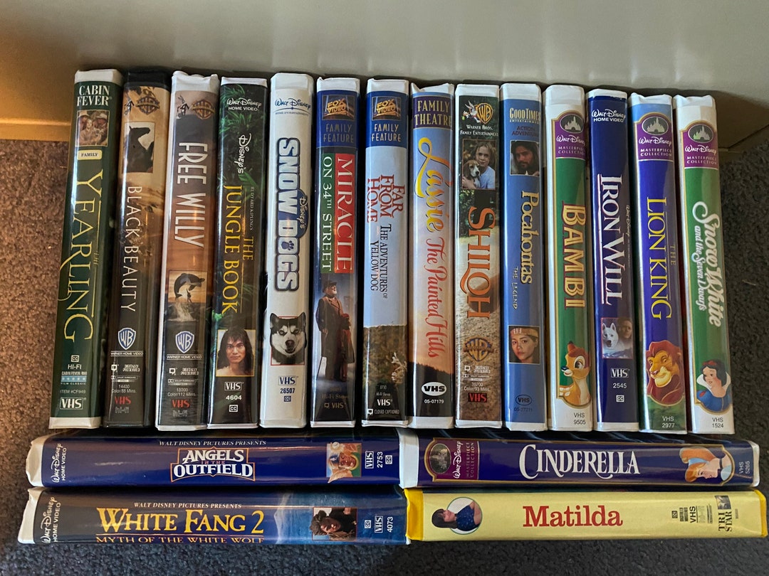 VHS Movies Pick & Choose 1 or More Lot 26 Etsy