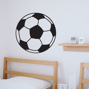 Soccer Ball Wall Decal Sticker Fun Kids Room Decor Sports Theme Decals Great Gift Ideas Soccer Players Decals