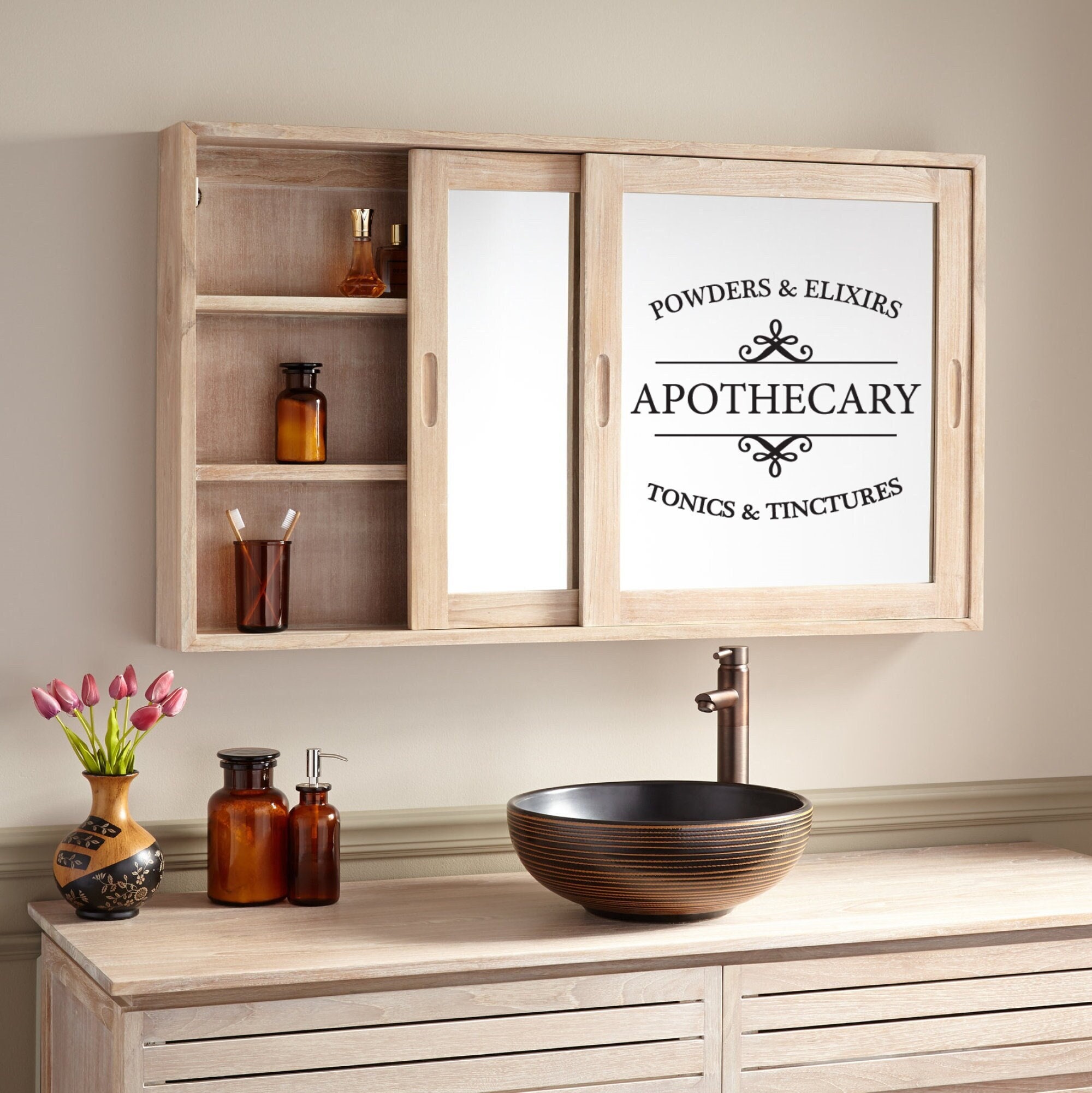 Apothecary Bathroom Vanity