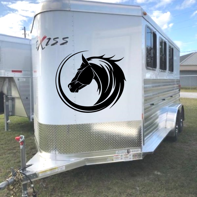 Horse Trailer Decal - Etsy