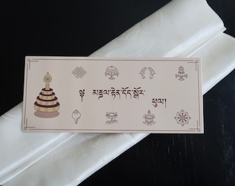 Tibetan offering envelope (5 envelopes)