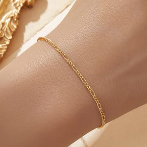 Minimalist 14k Gold Filled Paperclip Chain Bracelet, Dainty Paper clip Bracelets, Link Chain Bracelet, Elegance Gift, Birthday Gift for Her