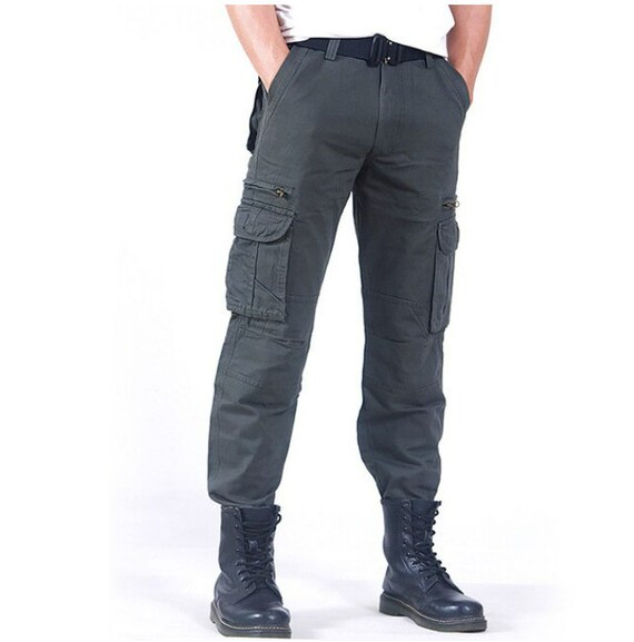 10 Men Cargo Military Tactical Pants Casual Skinny Pants - Etsy
