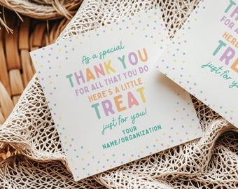 Employee Appreciation Tags, Happy Employee Appreciation Thank You Tags for Employee Gift, Teacher Staff Nurse Appreciation Tag Printables