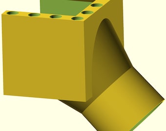 STL File for Under-Table Bandsaw Dust Port