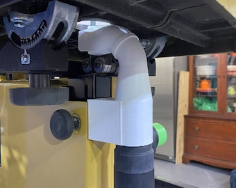 14" Bandsaw Dust Port (optimized for shop vac use) fits Powermatic, Jet, Grizzly, Rigid and similar saws