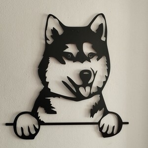 Siberian Husky Metal Wall Decor, Siberian Husky Gifts, Husky Metal Poster, Farmhouse Wall Decor, Siberian Husky Wall Art