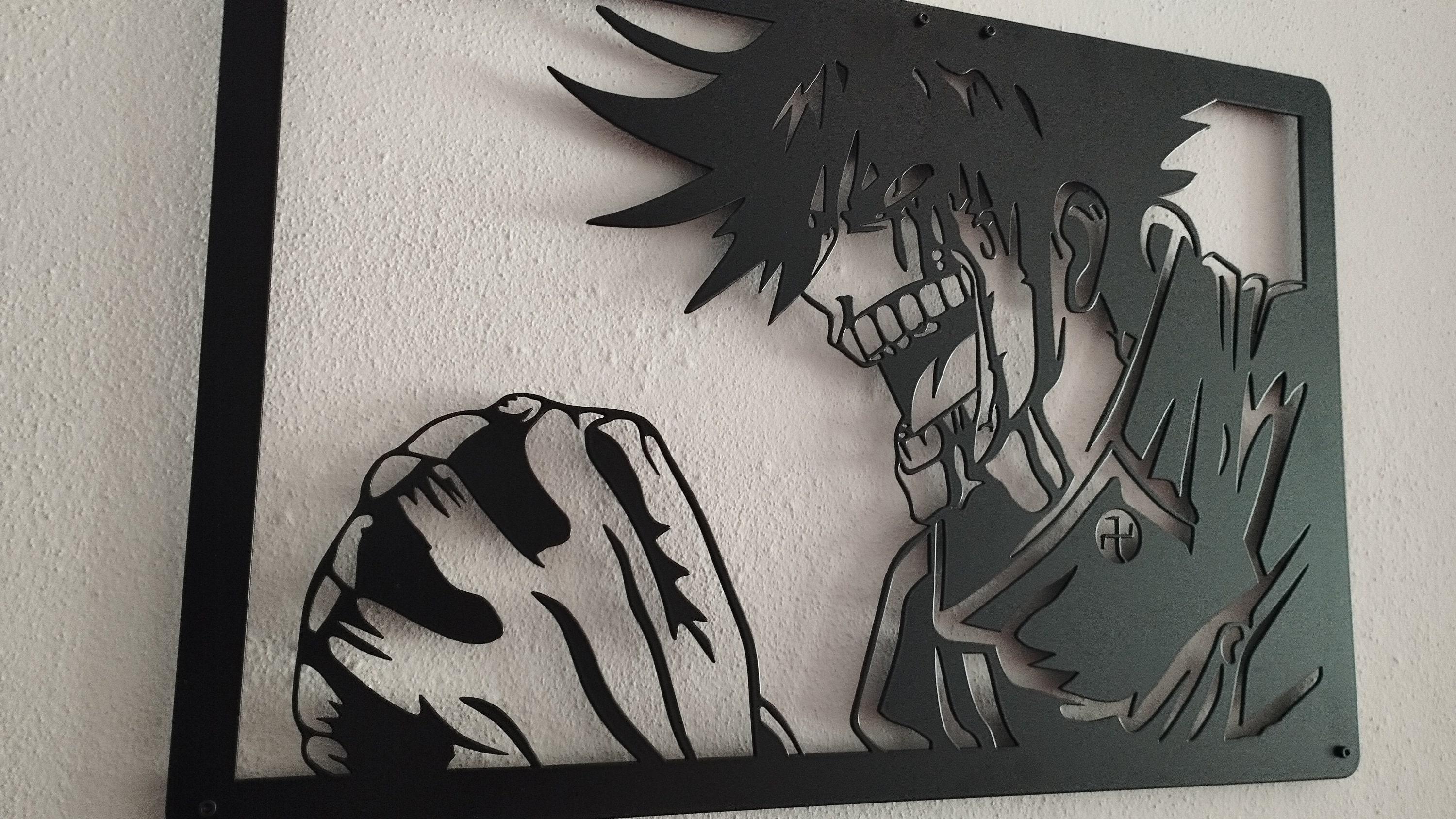 Anime Metal Wall Art, Anime Metal Poster, Anime Wall Decor, Anime Metal