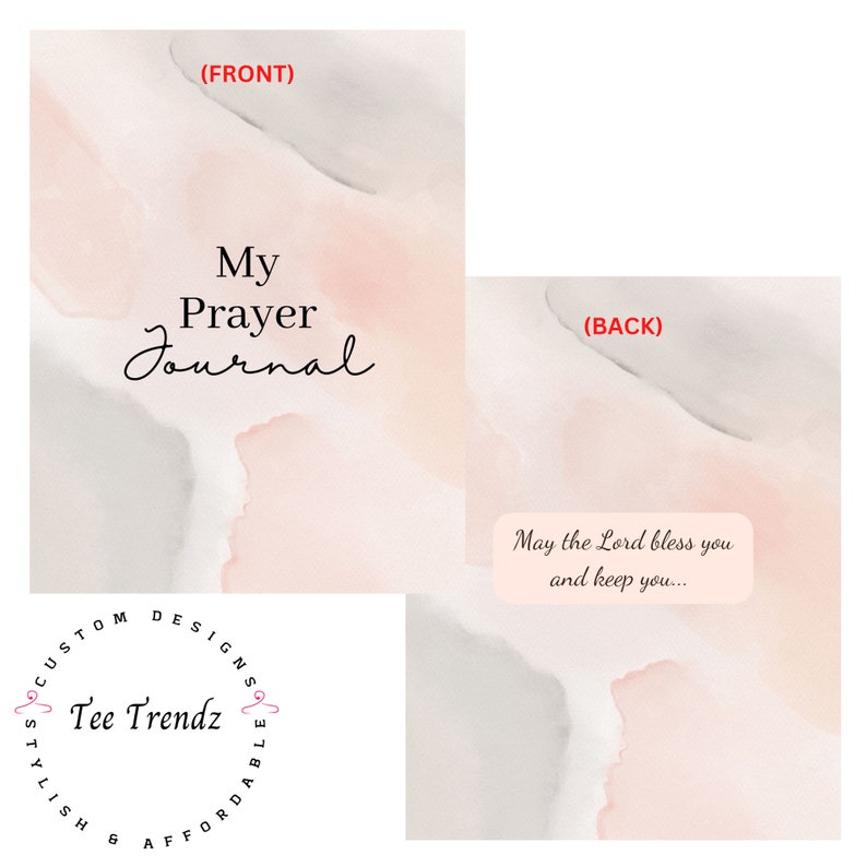 SOAP Bible Study Prayer Journal Printable Full Size Digital Etsy