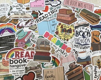 Books And Reading Stickers