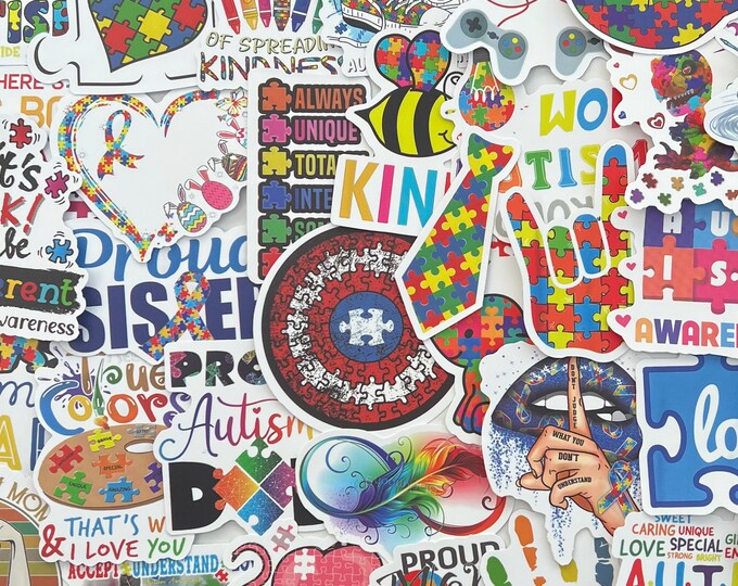 Subtle Autism Sticker 10 Autism Awareness Stickers - Etsy