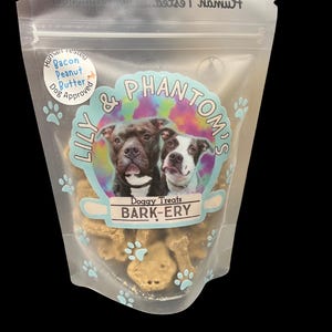 Bacon Peanut Butter Dog Treats – Fun Homemade Snacks for Dogs | Natural Training Treats | Healthy Puppy & Dog Gift | Alberta Made