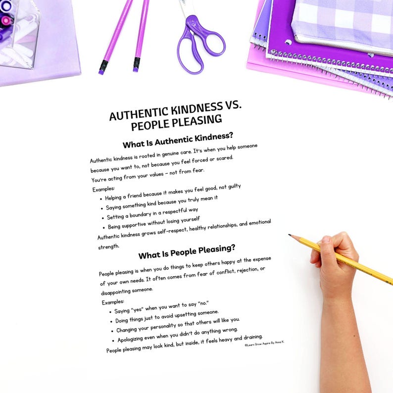 people pleasing worksheet pdf