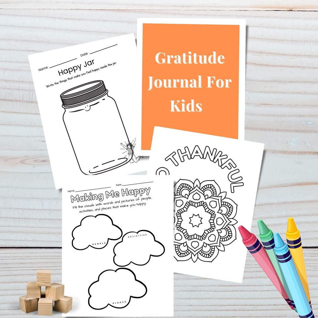 Kids Gratitude Workbook, Gratitude Workbook for Kids, Gratitude ...