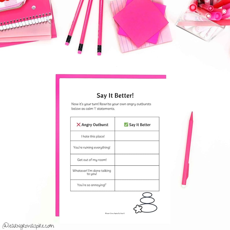 Anger management worksheets for teens printable pdf activities.