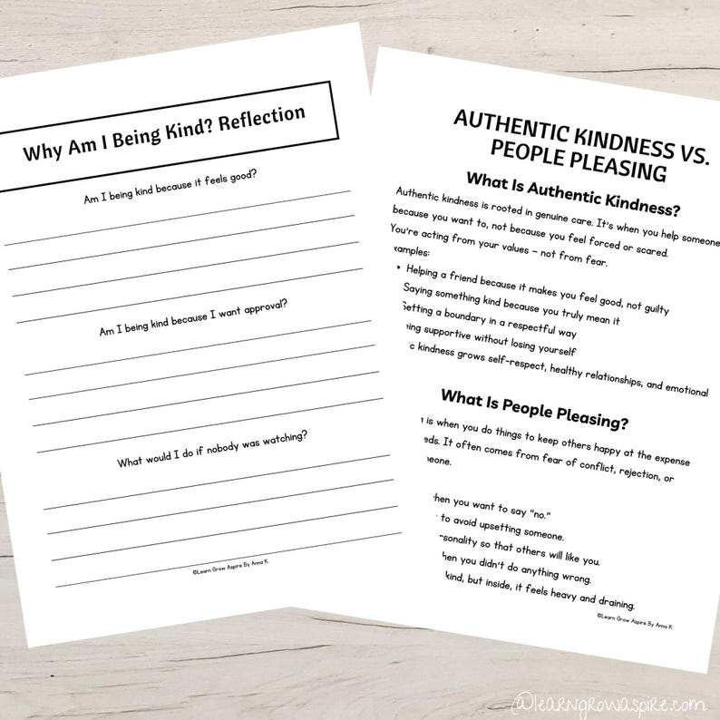 people pleasing printable worksheet printable pdf