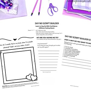 people pleasing worksheet therapist aid