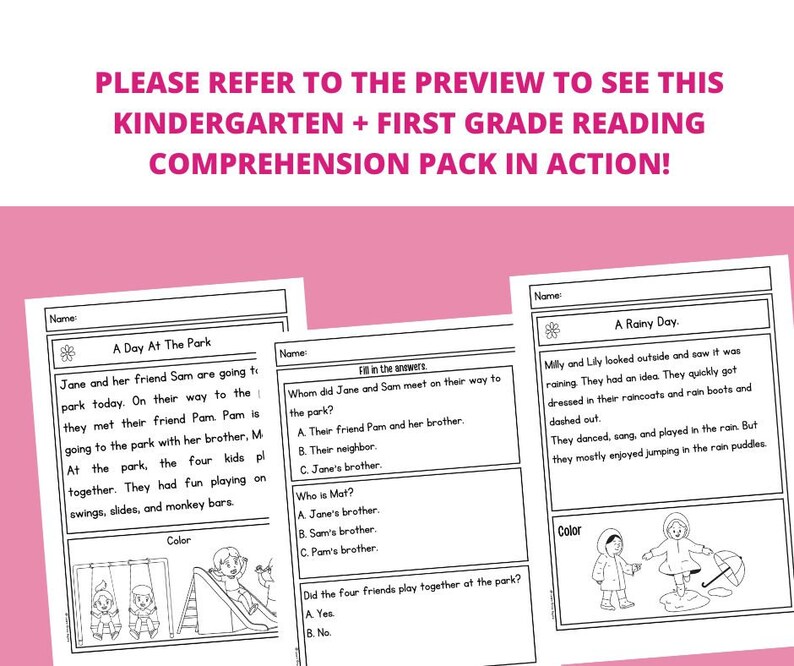 Decodable Readers Decodable Stories Kindergarten Reading Etsy