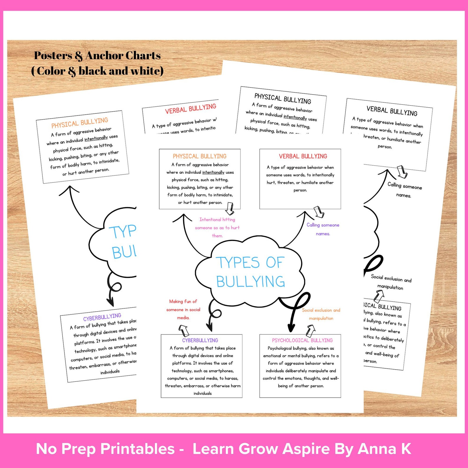 Kids Bullying Worksheets Stand up to Bullies Worksheets for Kids to Say ...