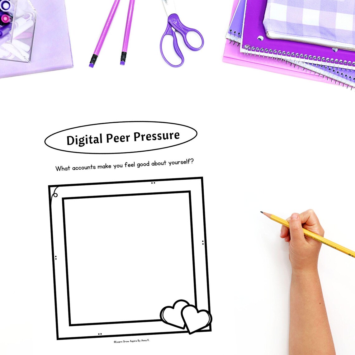 Peer Pressure Worksheets & Activities for Teens Printable PDF - Etsy