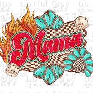 Yallternative Mama Spades fire PNG, Western Design, Trendy Design png, collage png fire