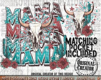 Western Mama Png, Country Mama Png, Western Sublimation Png, America Mama Design, Desert Sunset Png, Country Mama Png, ORIGINAL CREATOR