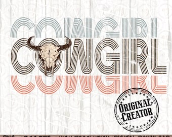 Western Cowgirl Png, Cowgirl Png, Retro Western Png, Western Sublimation Png, Western shirt Design Png, Retro Western Png, Country Png