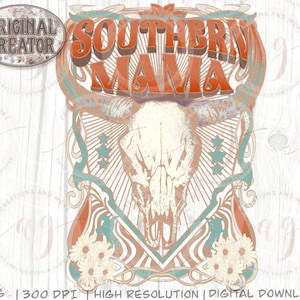 Western Png Southern Mama Png | Mama Png | Western Png | Cowgirl Mama Png | Sublimation Design Png Clipart