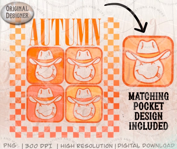 Retro Fall Png Nirvana Smiley Face Western Png Bundle | Fall Png | Fall Vibe Png | Sublimation Png | Western Retro Png | Halloween png