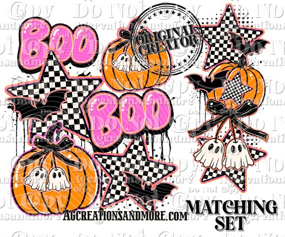 Trendy ghost bow Halloween PNG, spooky Design, Trendy Design png, ghost png ORIGINAL all others are copy-cats!
