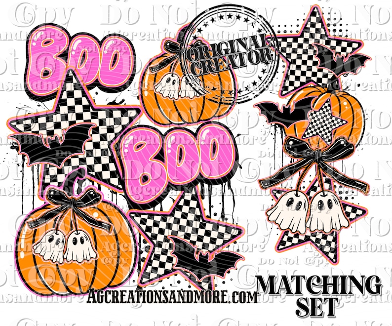Trendy ghost bow Halloween PNG, spooky Design, Trendy Design png, ghost png ORIGINAL all others are copy-cats! image 1