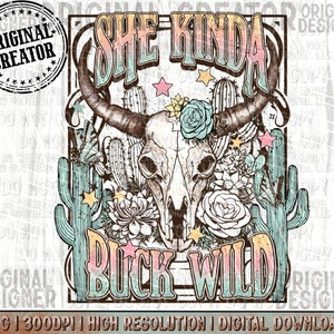 Western Png, Western Boho Kinda Buck Wild Png, Western Sublimation Png, Sublimation Png, Western Shirt Design Png, Western Design png