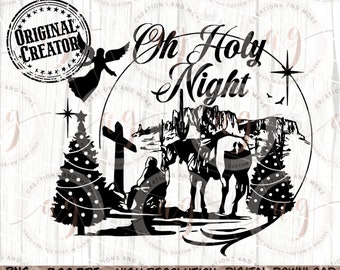 Vaquero rezando Oh Holy Night Ong, Vaquero occidental, diseño png occidental, Vaquero navideño png