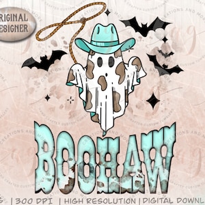 Halloween Retro Boohaw Ghost PNG | Digital Download | JPEG | Sublimation Shirt | transfer