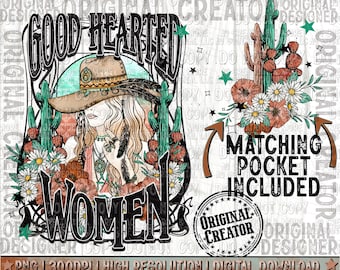 Western Hippie Cowgirl Png, Western Sublimation Png, Western Cowgirl Png, Western Cowgirl Design Png, Hippe Cowgirl Design Png, Digital