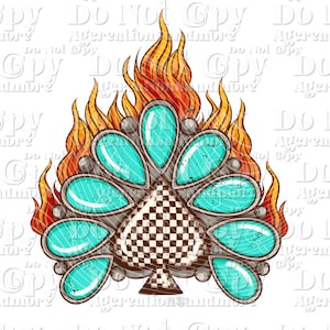 Yallternative Spades fire PNG, Western Design, Trendy Design png, collage png fire