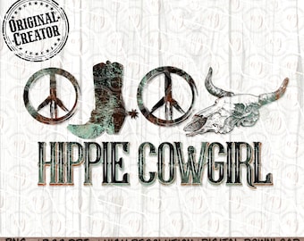 Western Png, Hippie Cowgirl Png, Western Cowgirl Png, Western Sublimation Png, Cowgirl Design Png, Western Shirt Png, Hippie Png