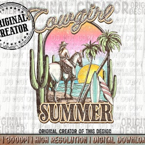 Hot Cowgirl Summer Png, Cowgirl Design Png, Trendy Png, Summer Vibes Png, Sublimation Png, Country Western Shirt Png