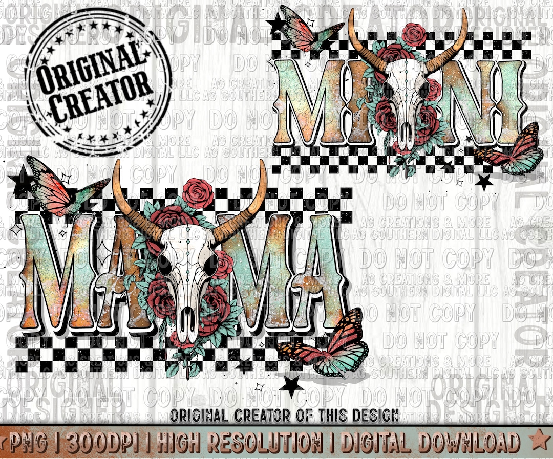 Western Mama Png, Country Mama Mini Png, Western Sublimation Png ...