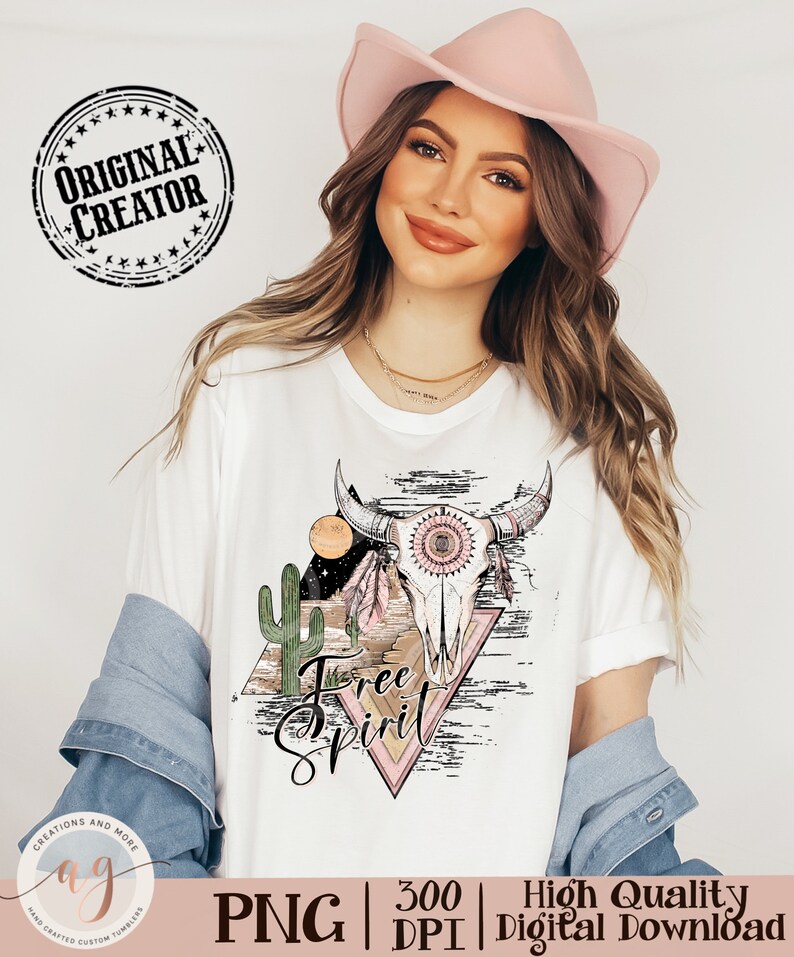 Western Png Western Boho Free Spirit Png Free Spirit Png - Etsy