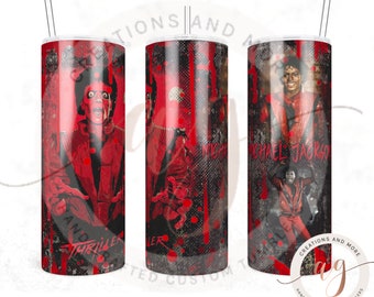 Thiller Michael Jackson Sublimation | PNG | Digital download | 20 Tumbler