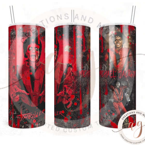 Thiller Michael Jackson Sublimation | PNG | Digital download | 20 Tumbler