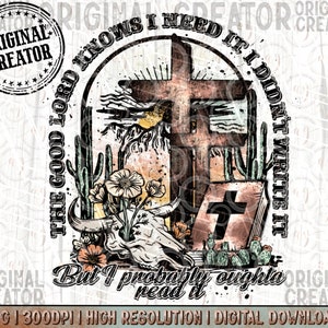 Western Png, Christian Cross Desert Sunset Png, Western Sublimation Png, Western Shirt Design, Western Faith Cross Png, Lord Png