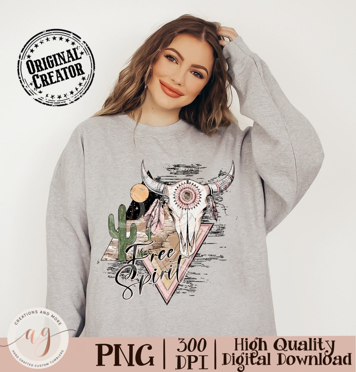 Western Png Western Boho Free Spirit Png Free Spirit Png - Etsy