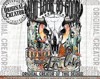 Western Boho Look so gut in der Liebe Cowgirl Png, Western Sublimation Png, Western Cowgirl Png, Western Design Png, Western Shirt Png